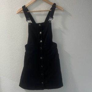 H & M Divided Twill Overall Mini Dress